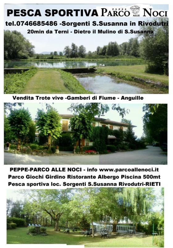 Albergo-Ristorante"Parco Alle Noci"Tra La Cascata Delle Marmore,Labro E Valle Santa Di S Francesco Rivodutri Exterior foto